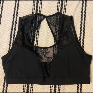 Fabletics lace detail sports bra